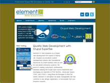 Tablet Screenshot of element31.com